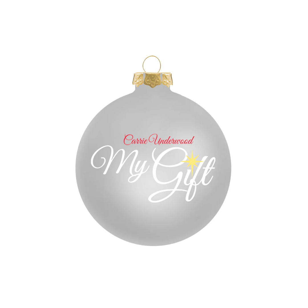 My Gift Silver Ornament (3.25")